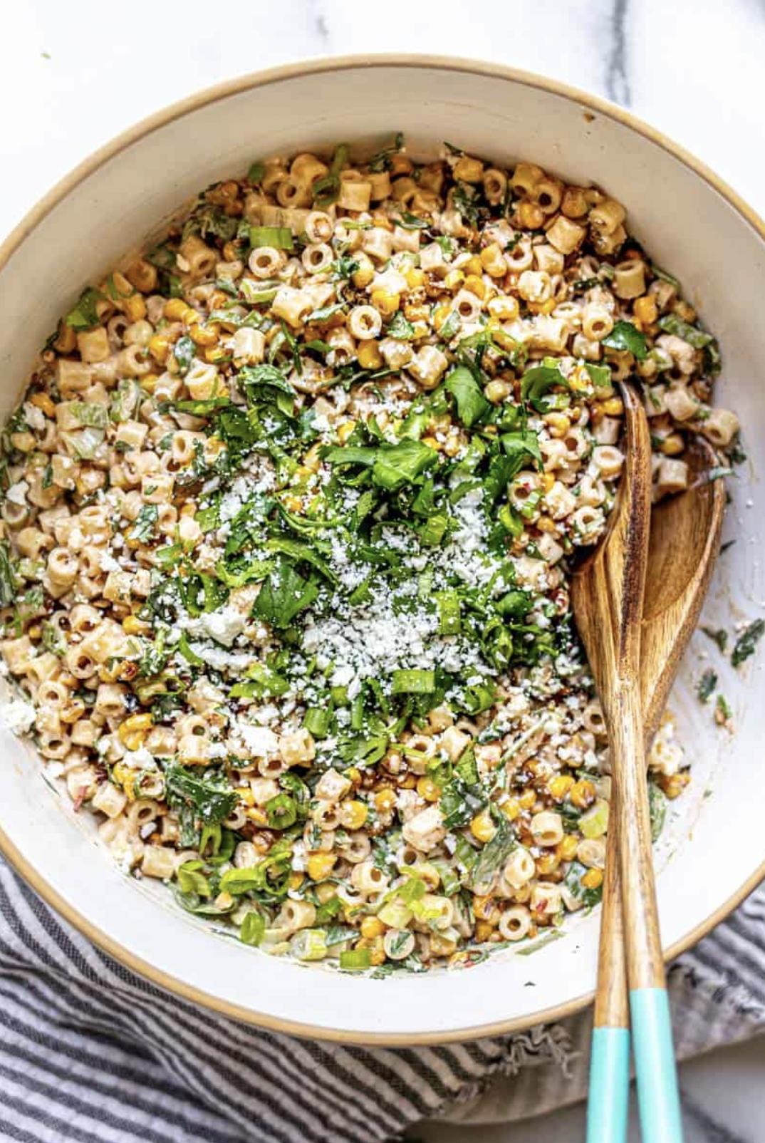 Elote Pasta Salad With a Tangy Chipotle Lime Dressing