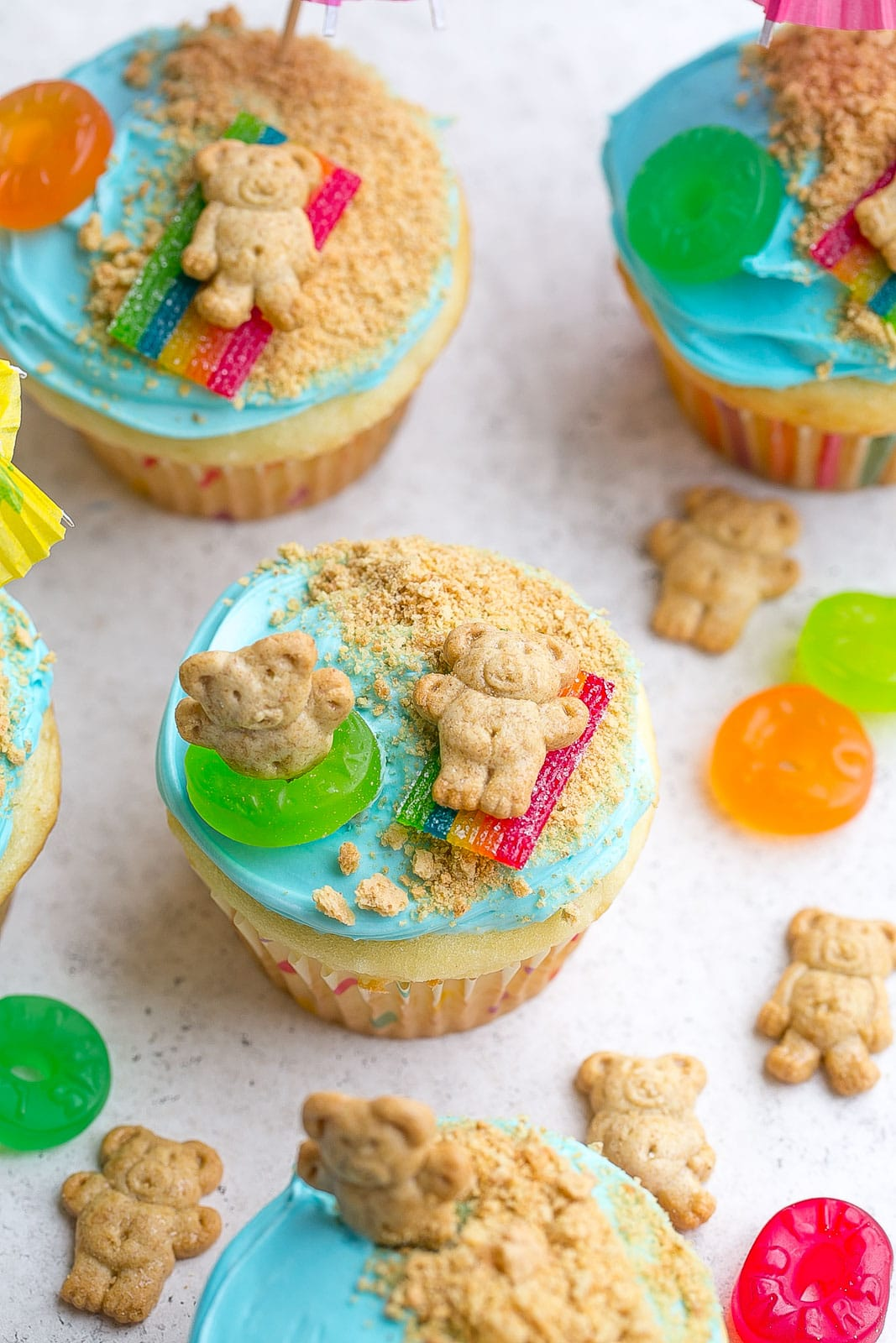 Beach Cupcakes