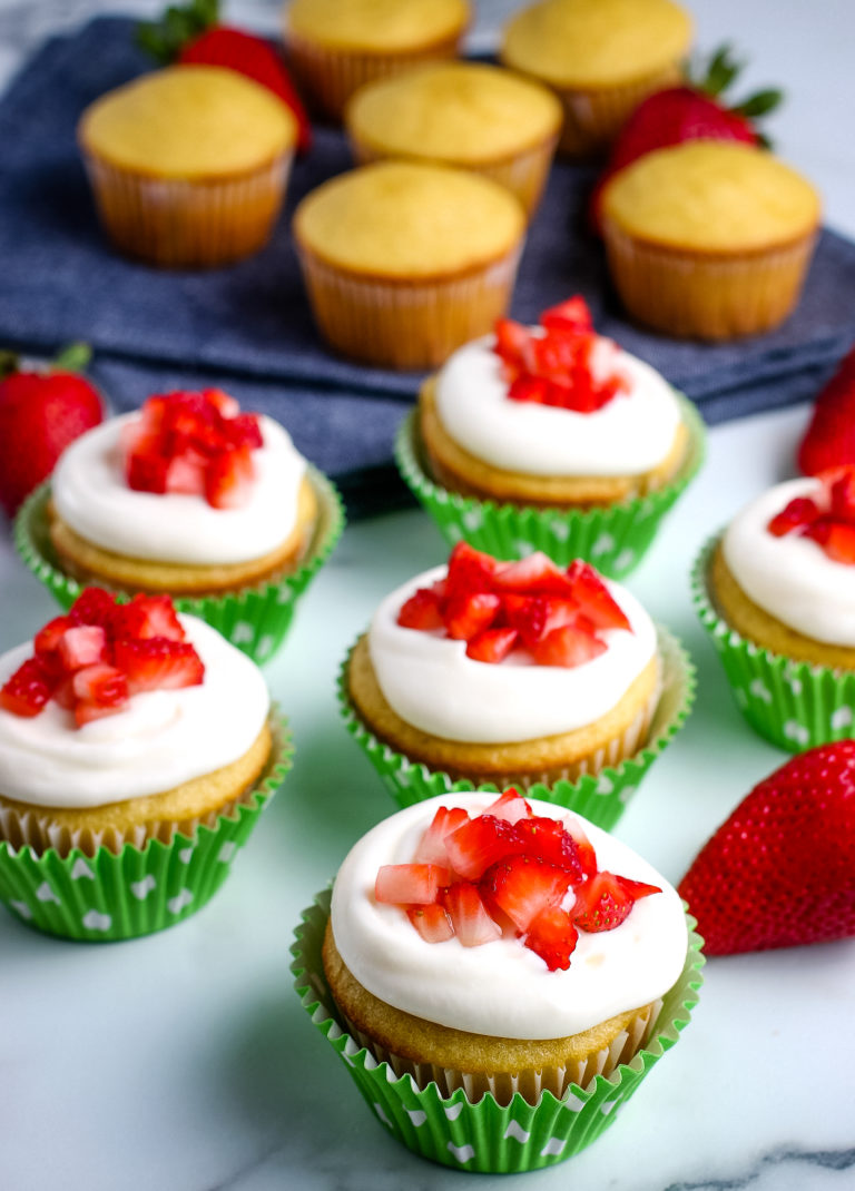 Strawberry Shortcake Cupcake - Gluten Free