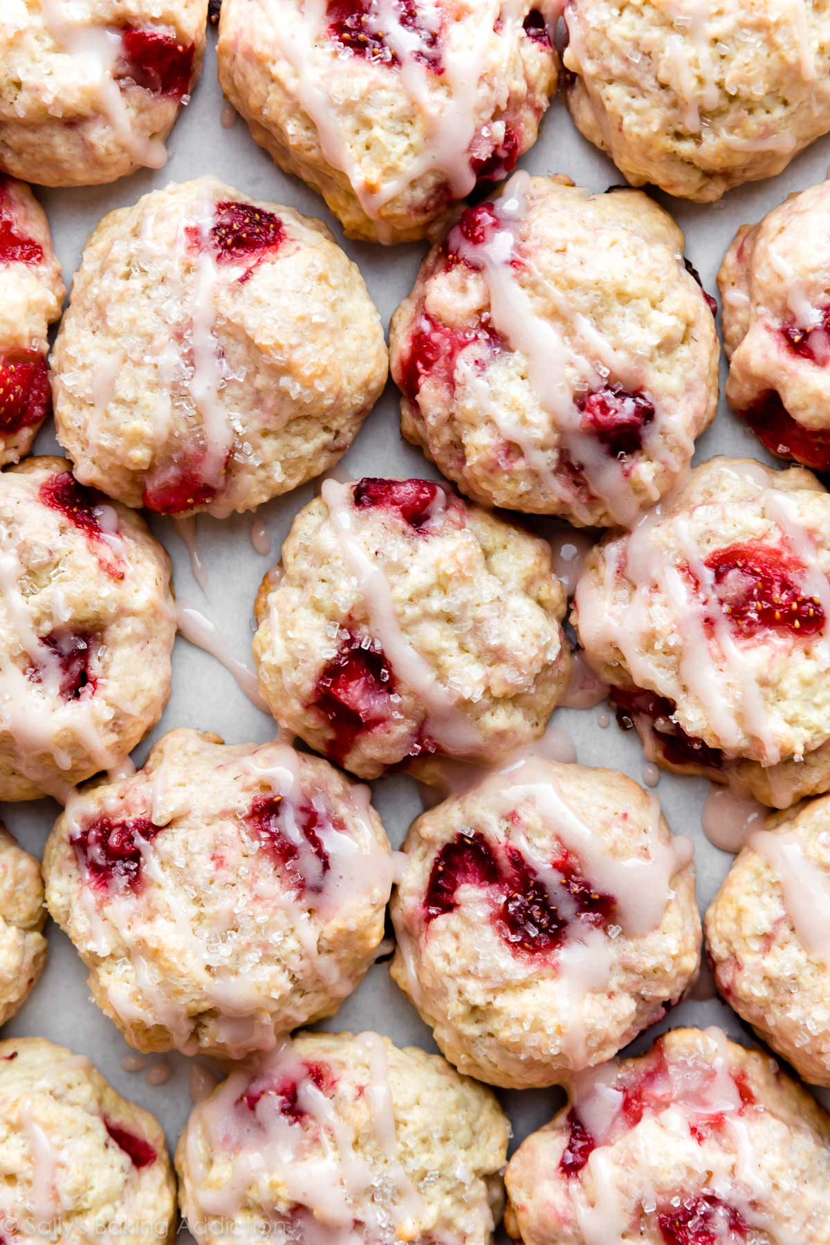 Strawberry Biscuit Cookies