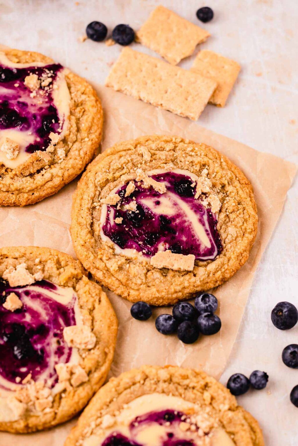 Blueberry Cheesecake Cookies