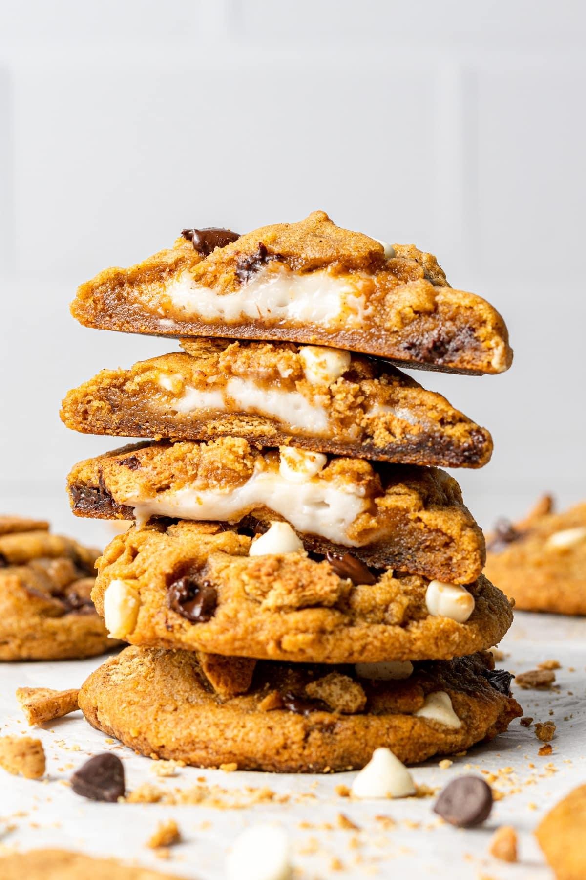 Pumpkin Spice Cheesecake Stuffed Cookies