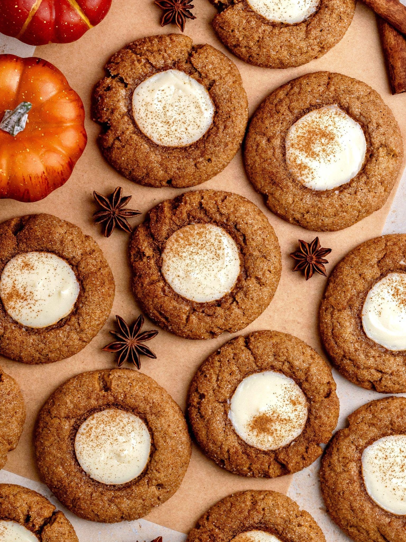 Dark Brown Sugar Pumpkin Cookies