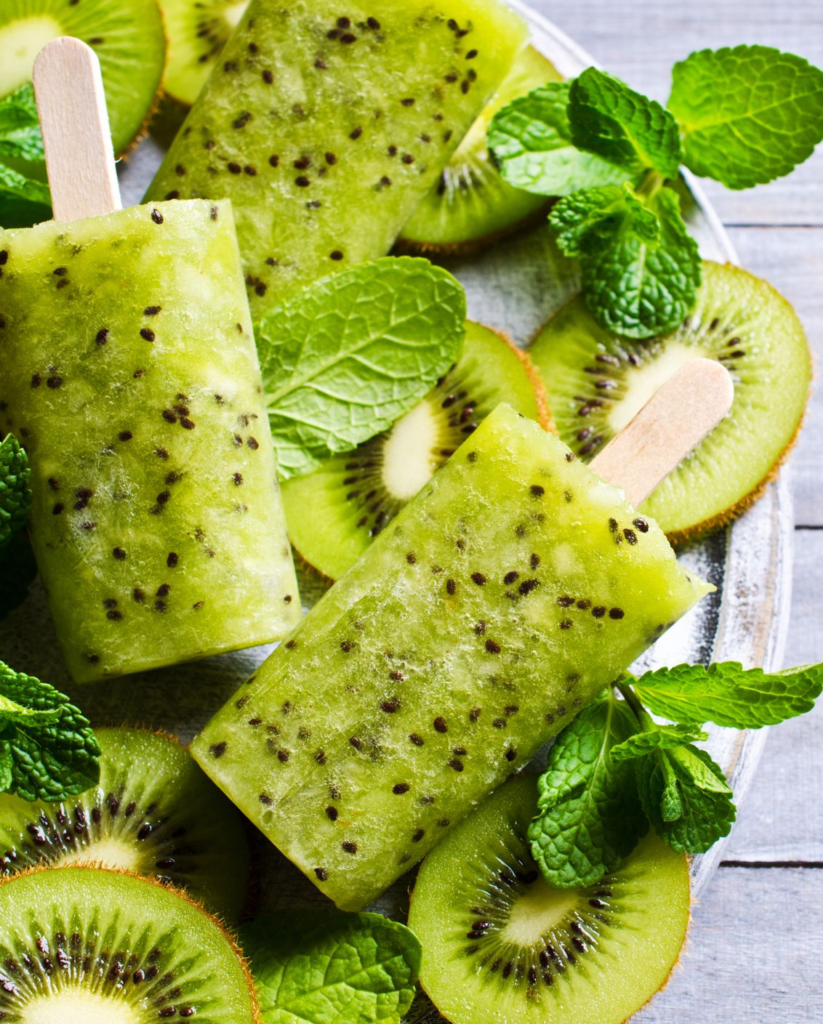 Kiwi Ice Pops