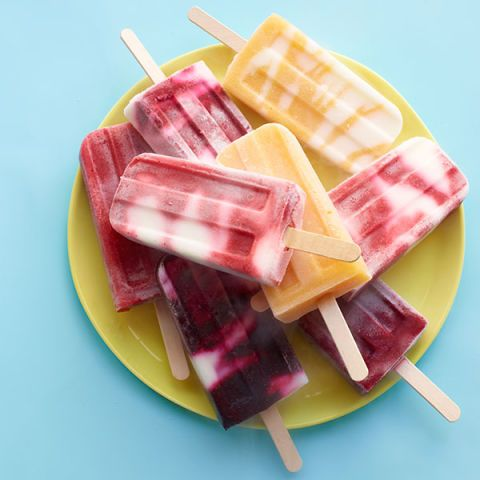 Fruit ‘n’ Yogurt Swirl Pops