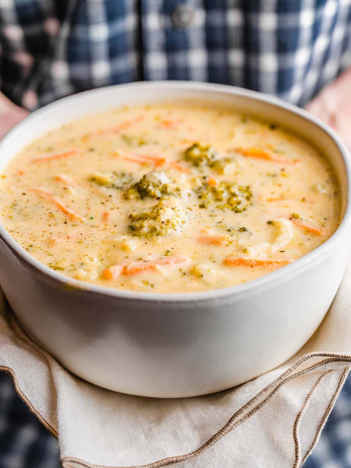 12. Homestyle Broccoli Cheese Soup