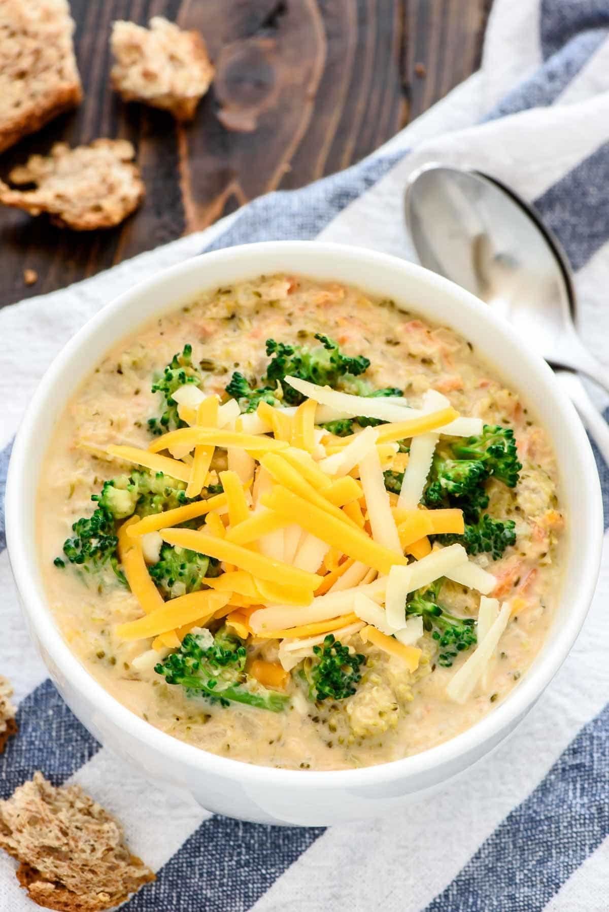 Slow Cooker Broccoli Cheese Comfort