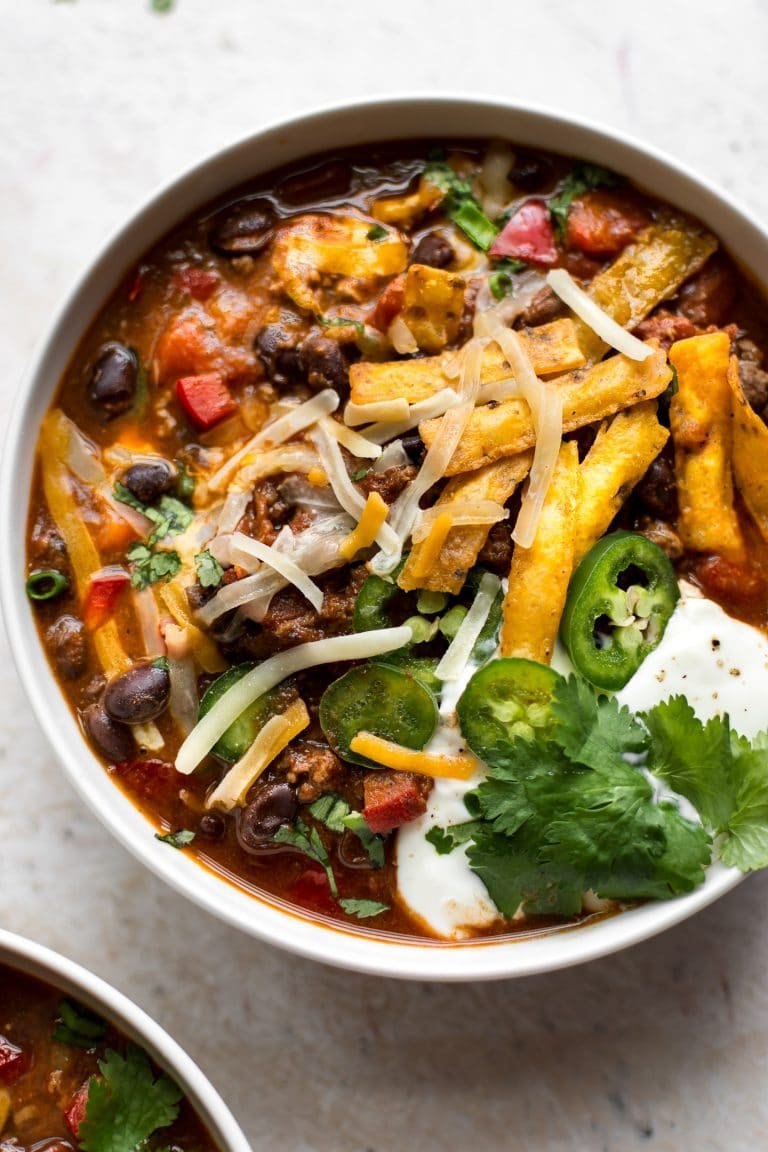 Simple & Hearty Black Bean Chili