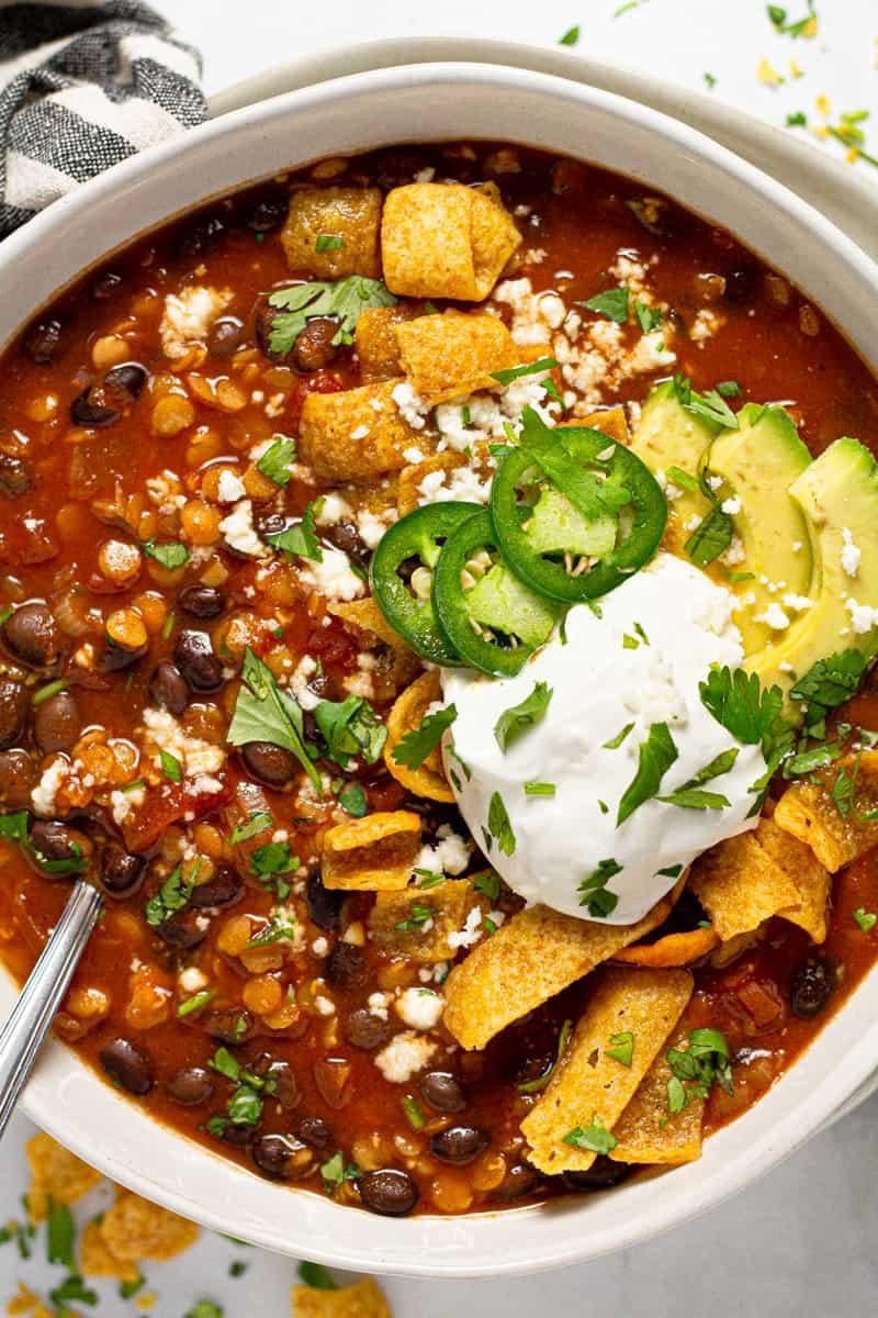 Hearty Vegan Black Bean Chili