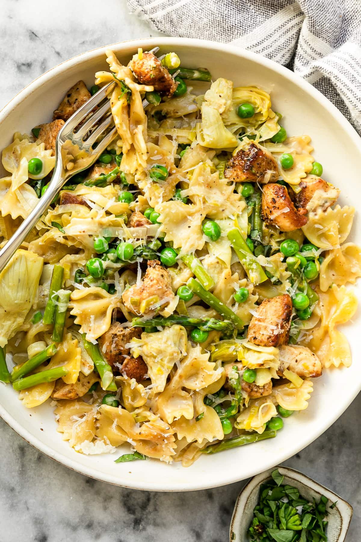 Chicken Pasta Primavera Freshness