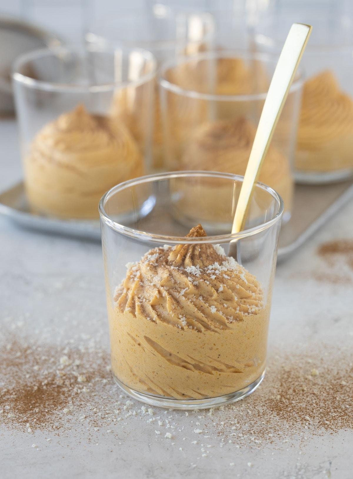 Spiced Pumpkin Mousse Bliss