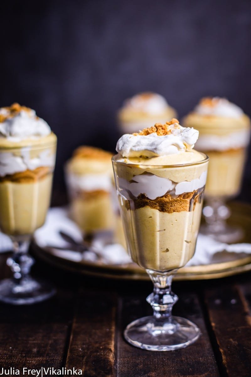 Elegant Pumpkin Mousse Trifle