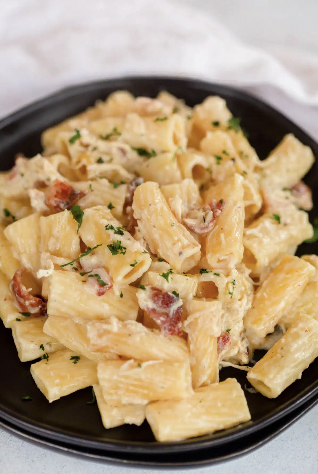 Effortless No-Boil Chicken Bacon Ranch Pasta