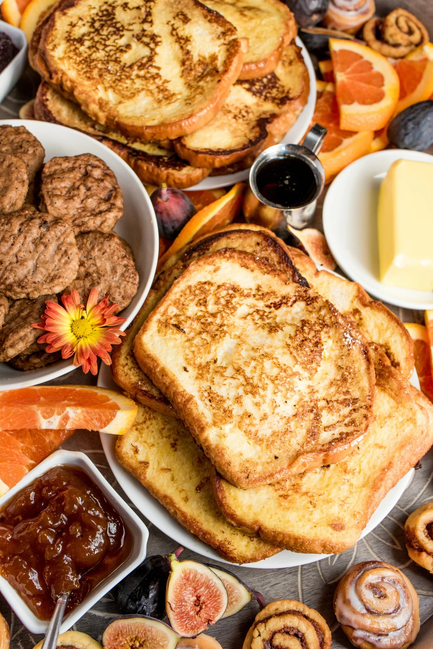 Fall French Toast Breakfast Board