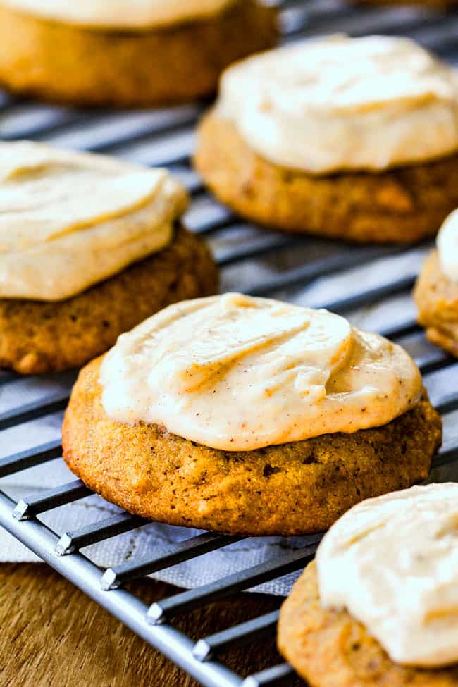 Irresistibly Soft Pumpkin Cookies with Creamy Frosting