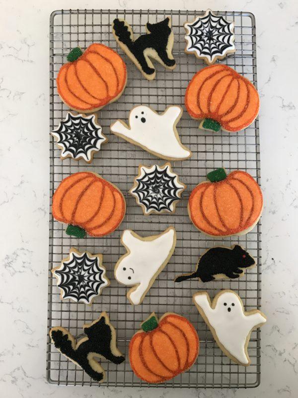 Bold and Spooky Black and White Halloween Sugar Cookies Recipe