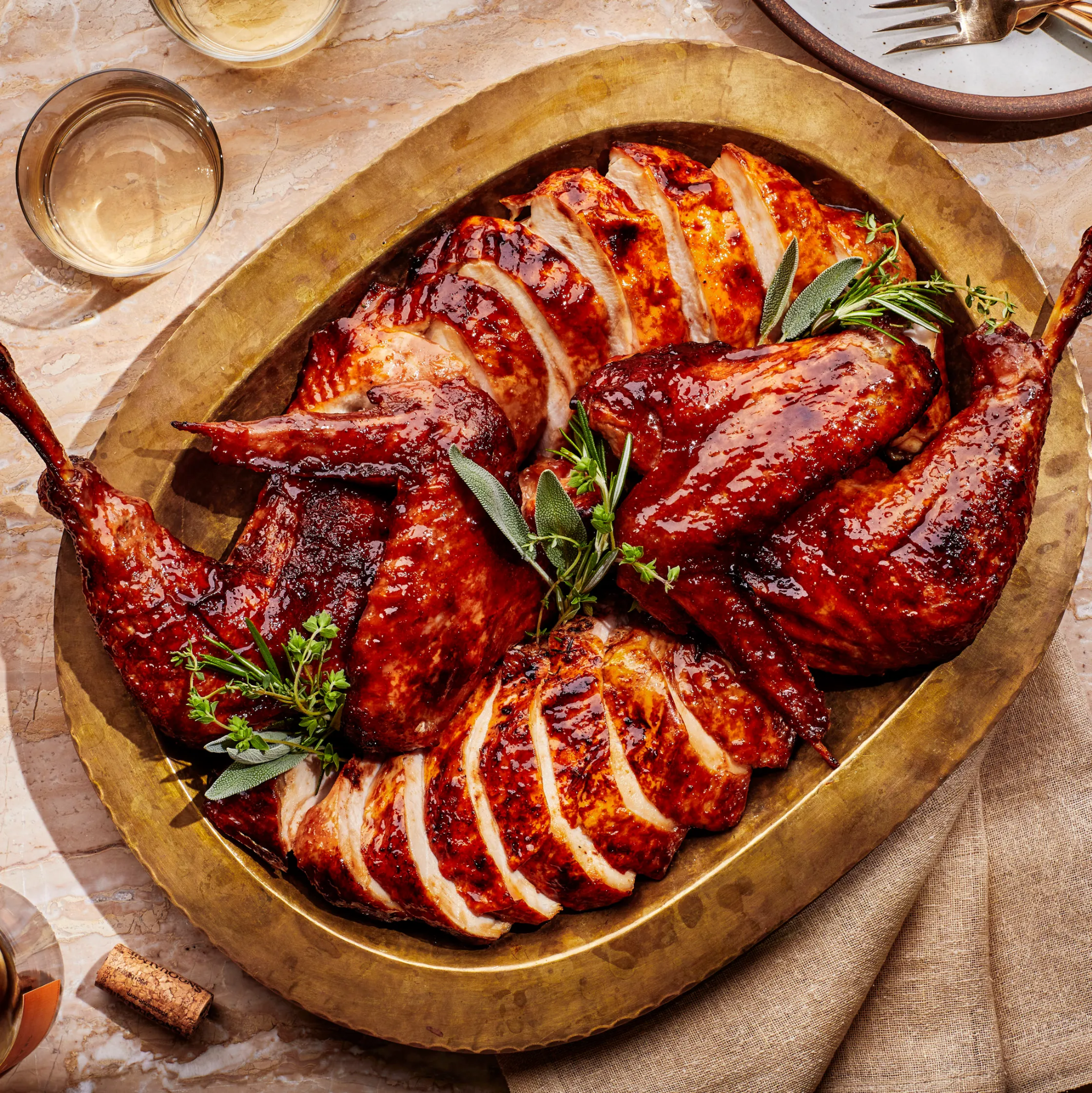 Maple Butter Glazed Turkey Breast
