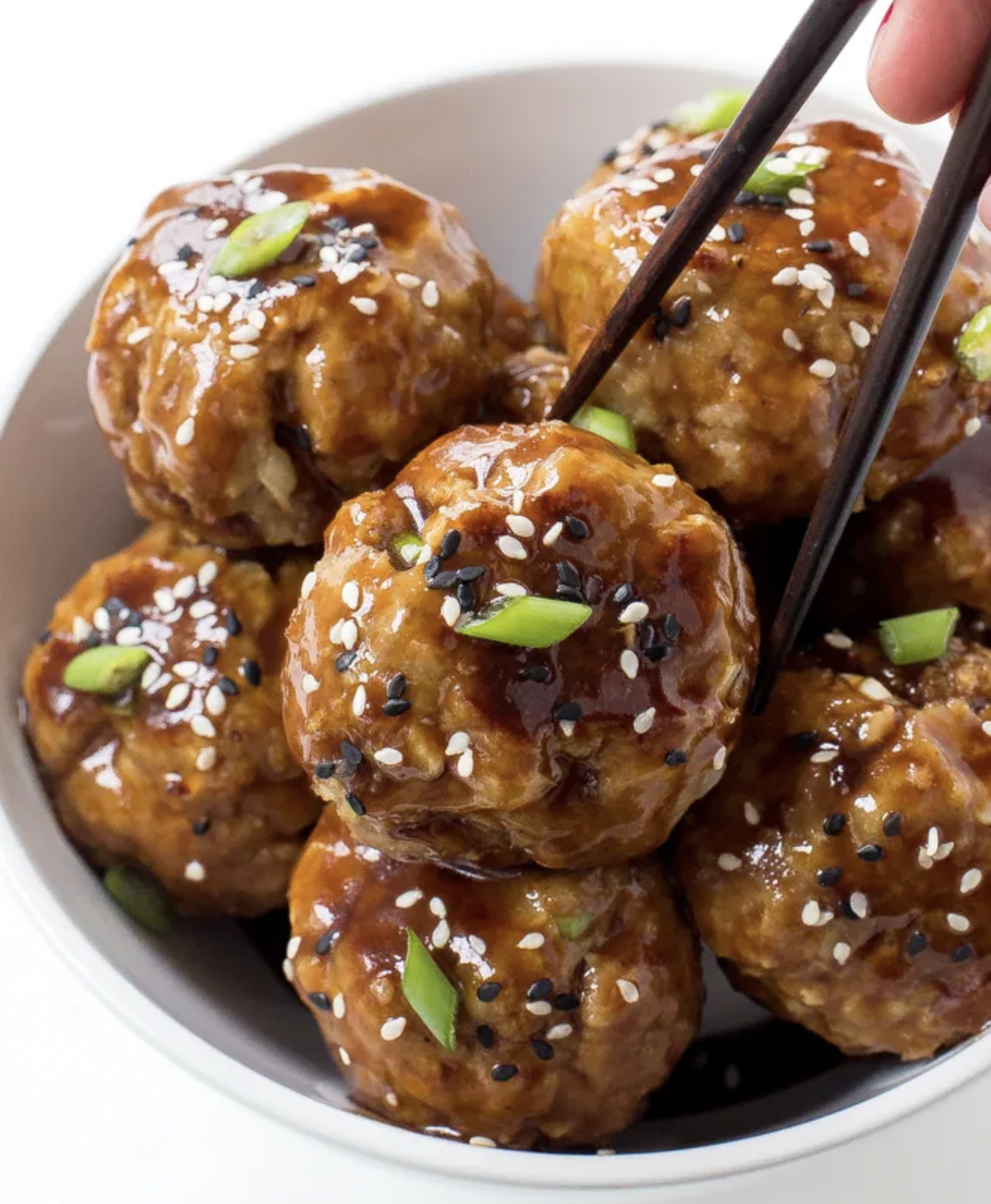 Zesty Asian Turkey Meatballs
