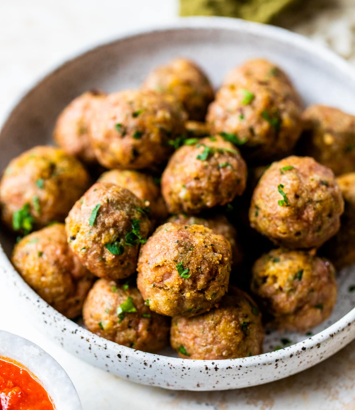 Healthy Baked Turkey Meatballs