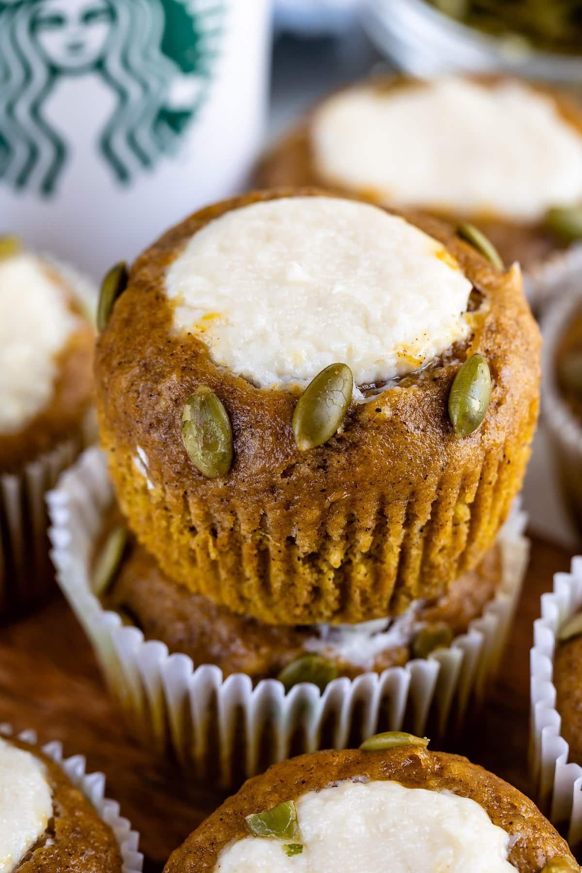 Creamy Pumpkin Dream Muffins