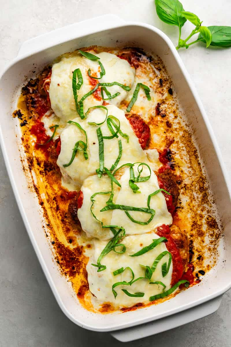 Crispy Baked Chicken Parmesan