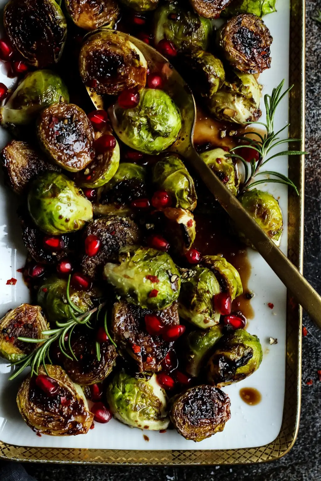 Pan-Seared Balsamic Glazed Brussels Sprouts