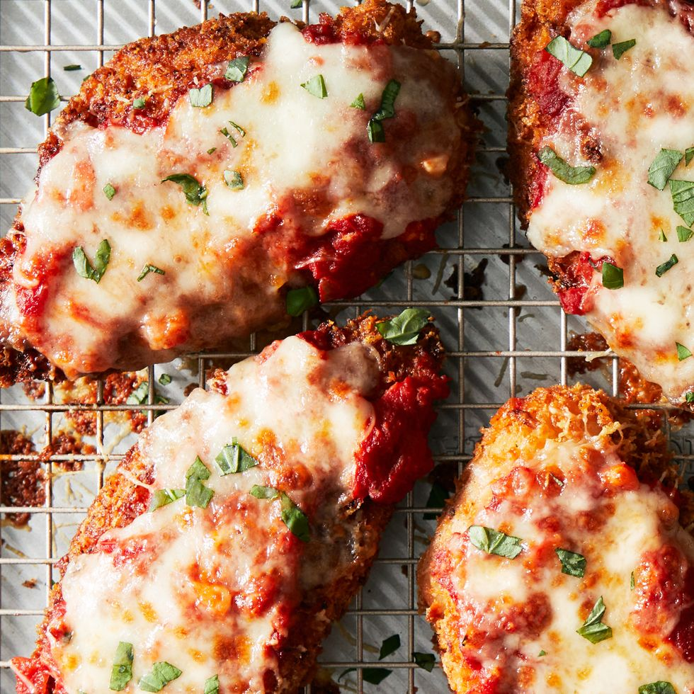 Parmesan Chicken with Homemade Sauce