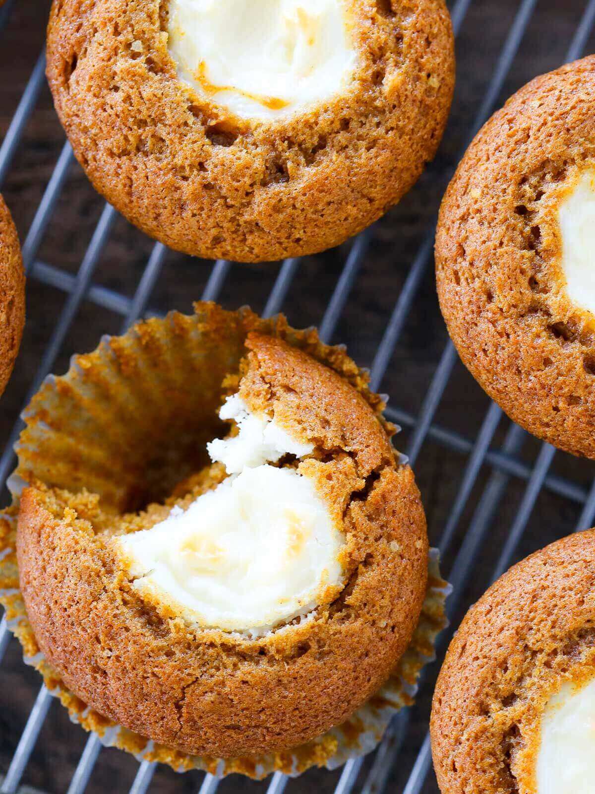 Philadelphia Cream Cheese Pumpkin Muffins
