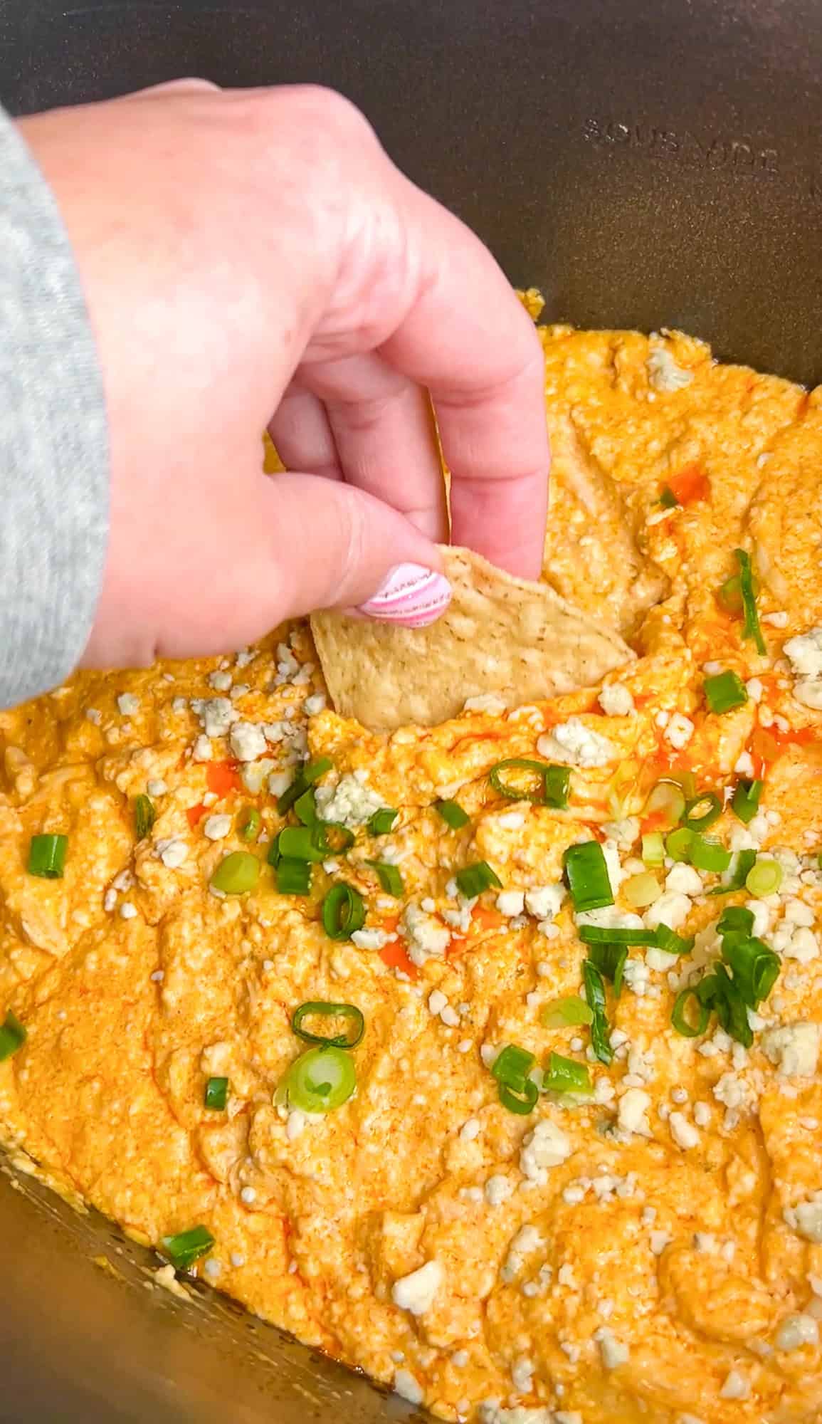 Crock-pot Buffalo Chicken Dip - Perfect Crock pot Meal