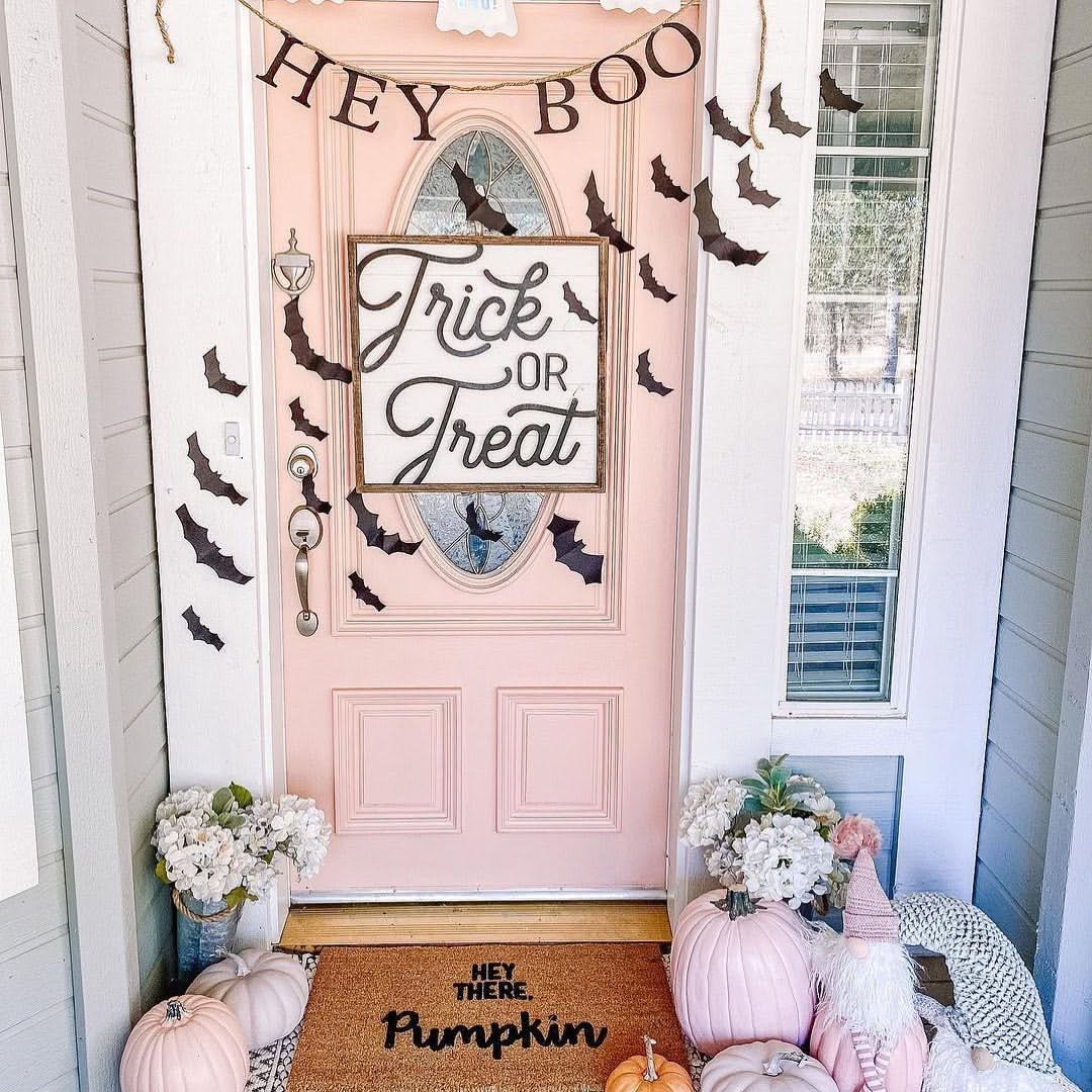 Sweet Scares On A Blush Porch