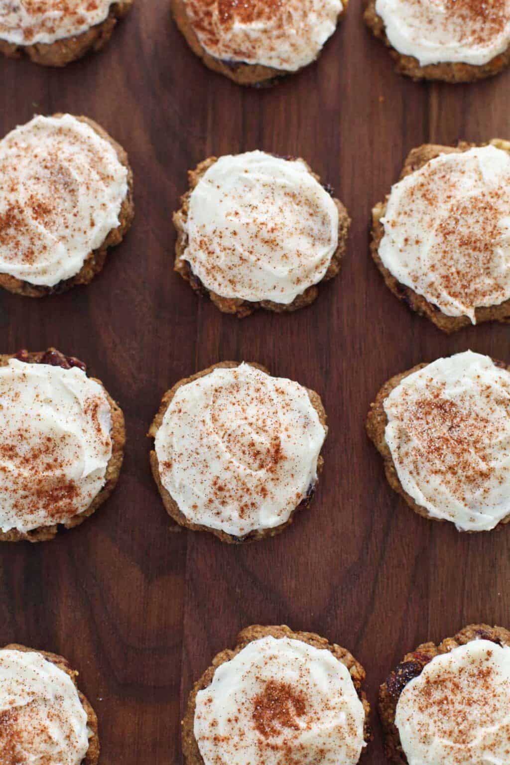 Gluten-Free Spiced Persimmon Cookies with Cranberries and Walnuts