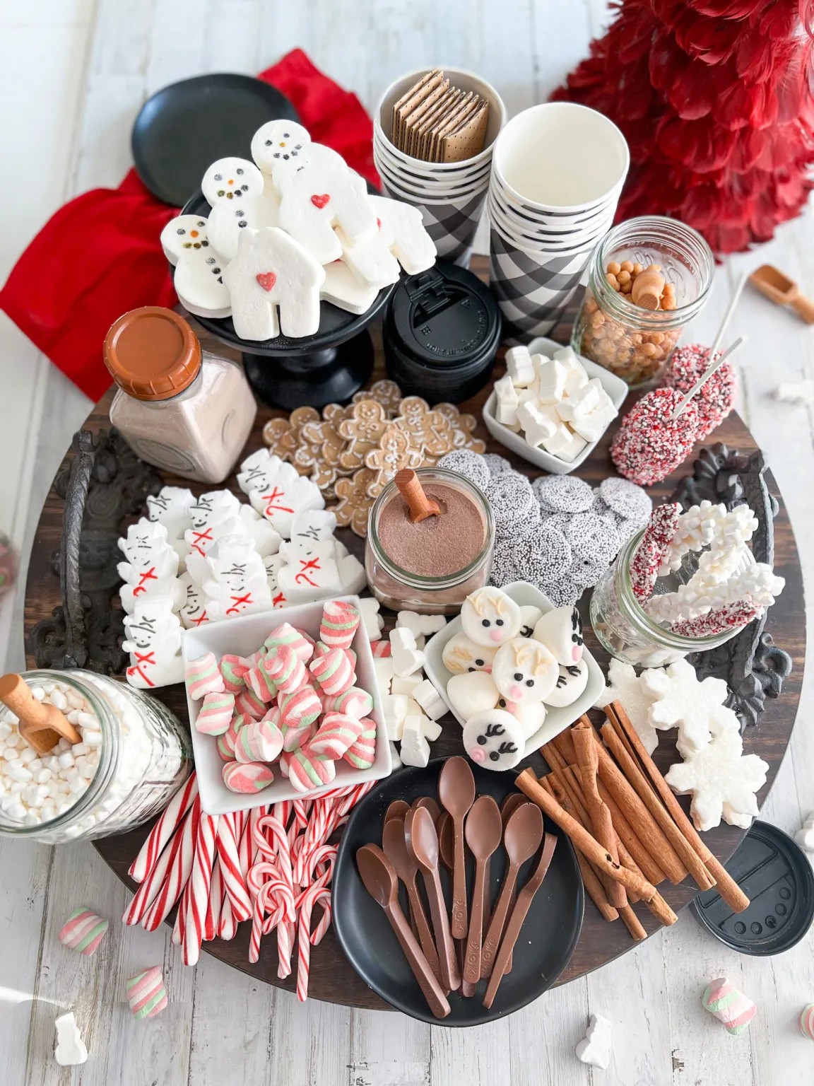 Winter Wonderland Hot Cocoa Board