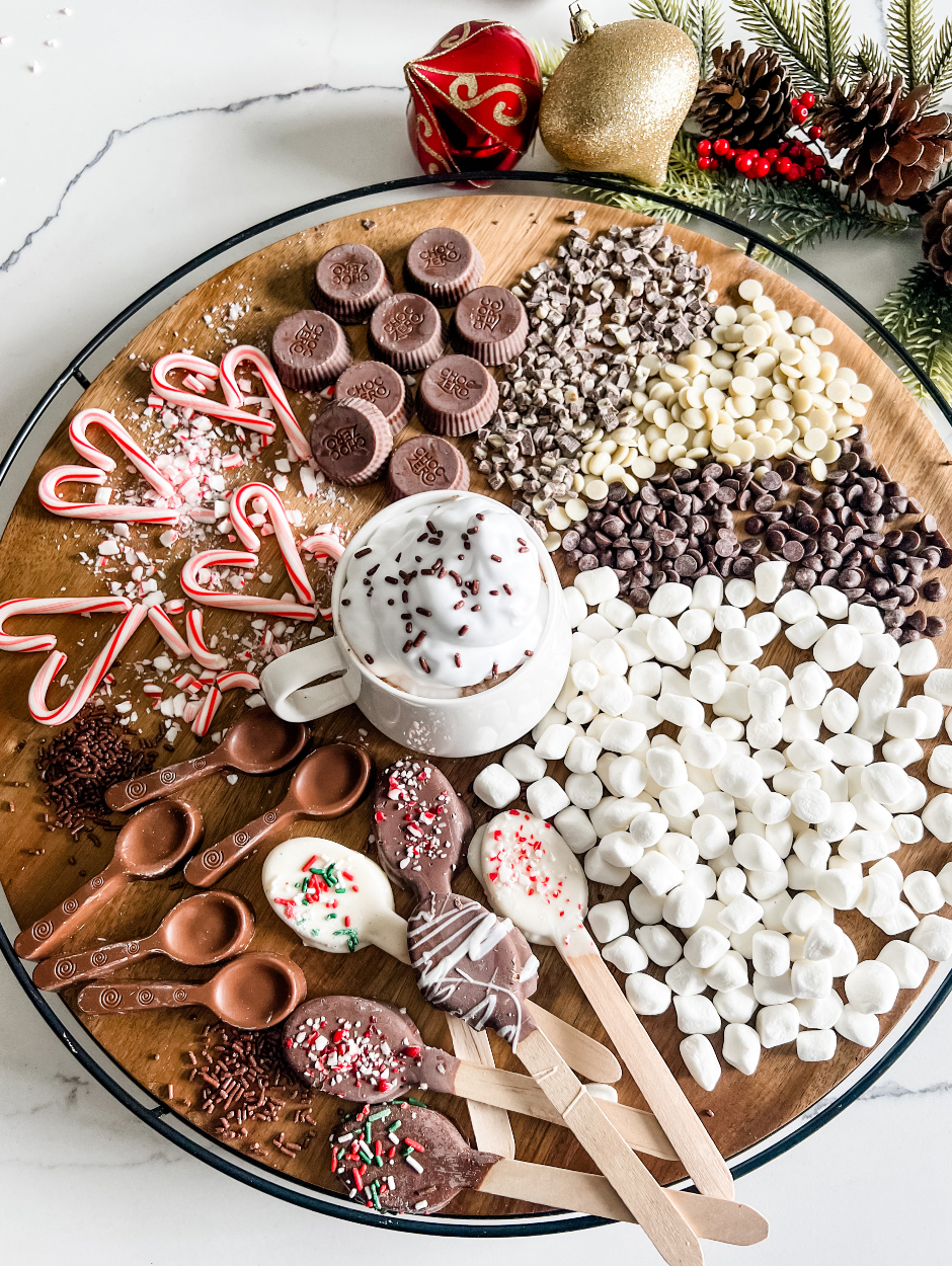 Sugar-Free Holiday Hot Cocoa Charcuterie Board