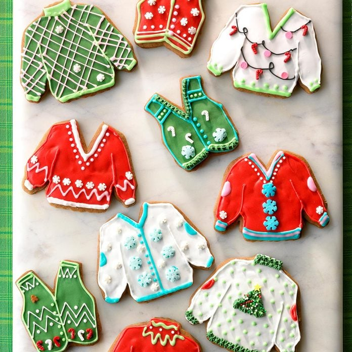 Ugly Sweater Sugar Cookies - Cookies With Icing