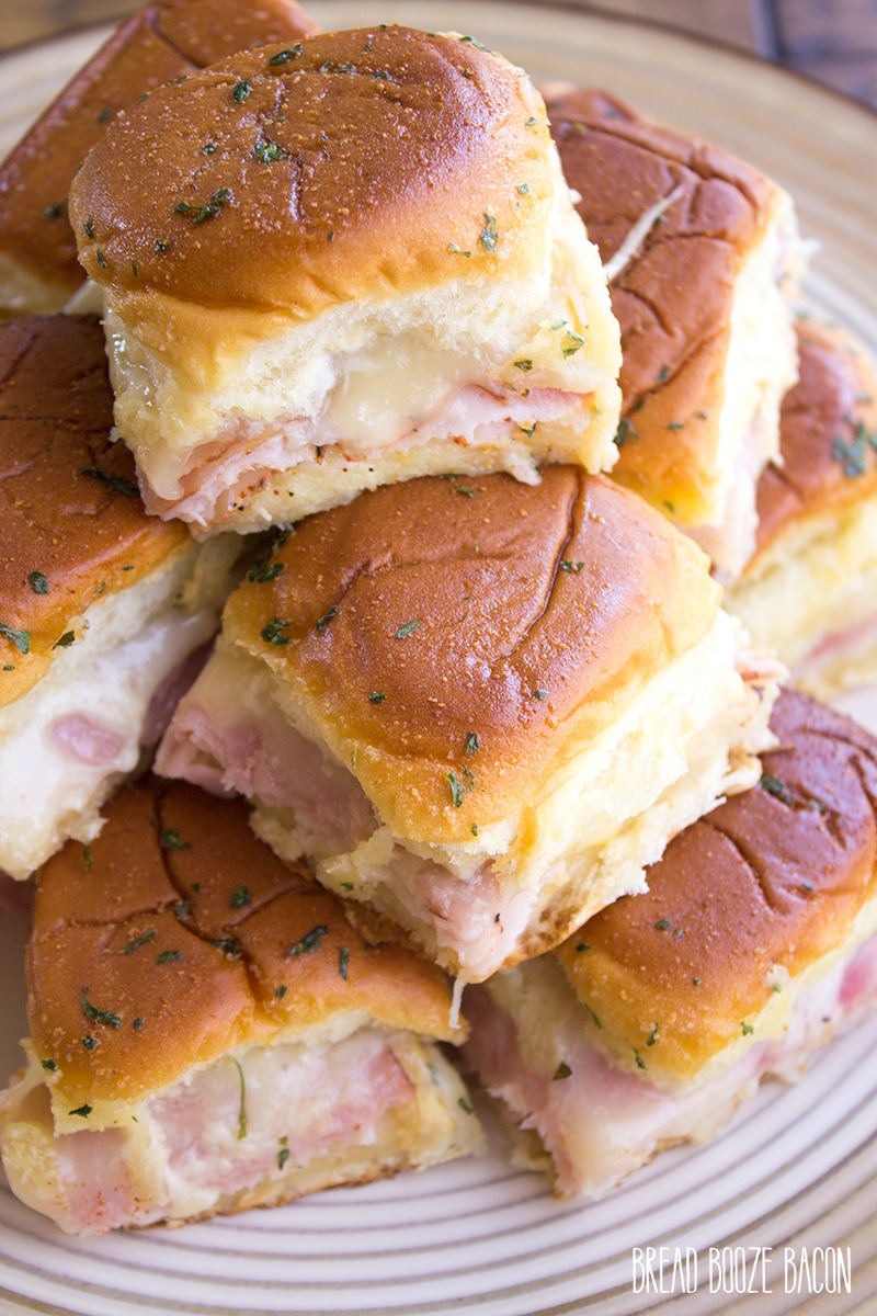 Ham & Turkey Club Sliders for Game Day Fun