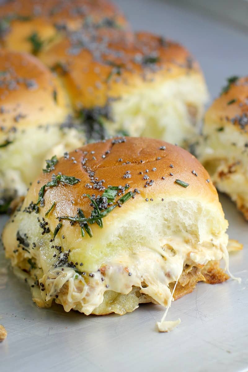 Cheesy Chipotle Party Sliders (Vegetarian)