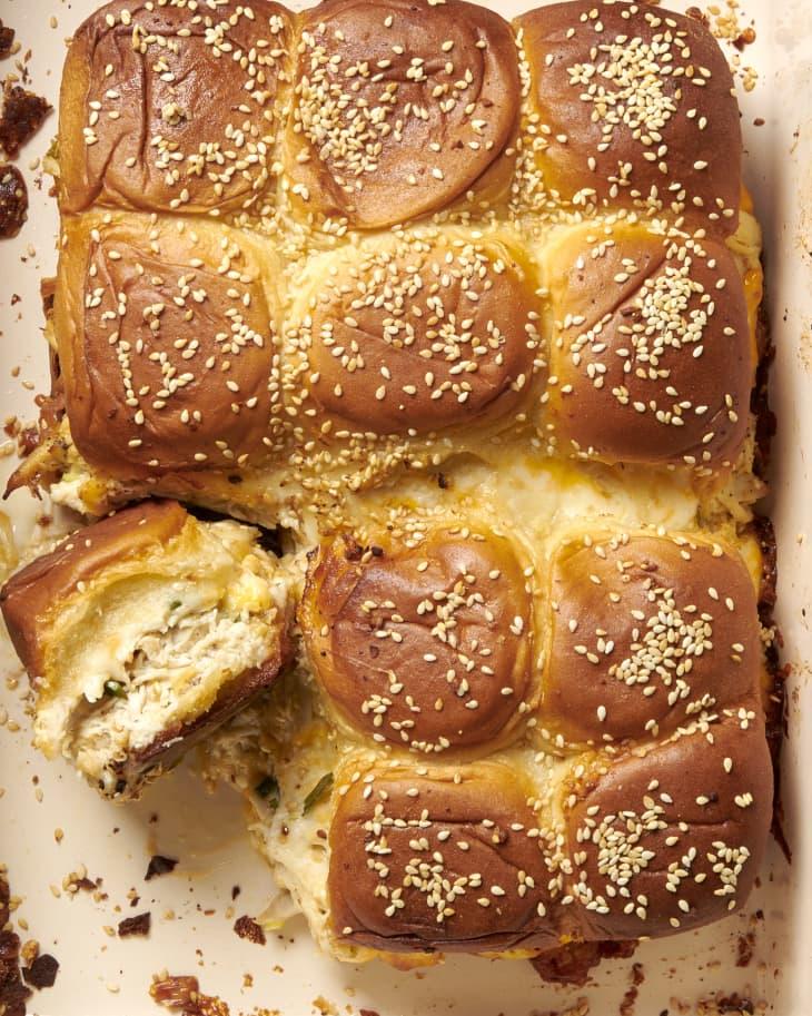 Extra-Cheesy Chicken Sliders
