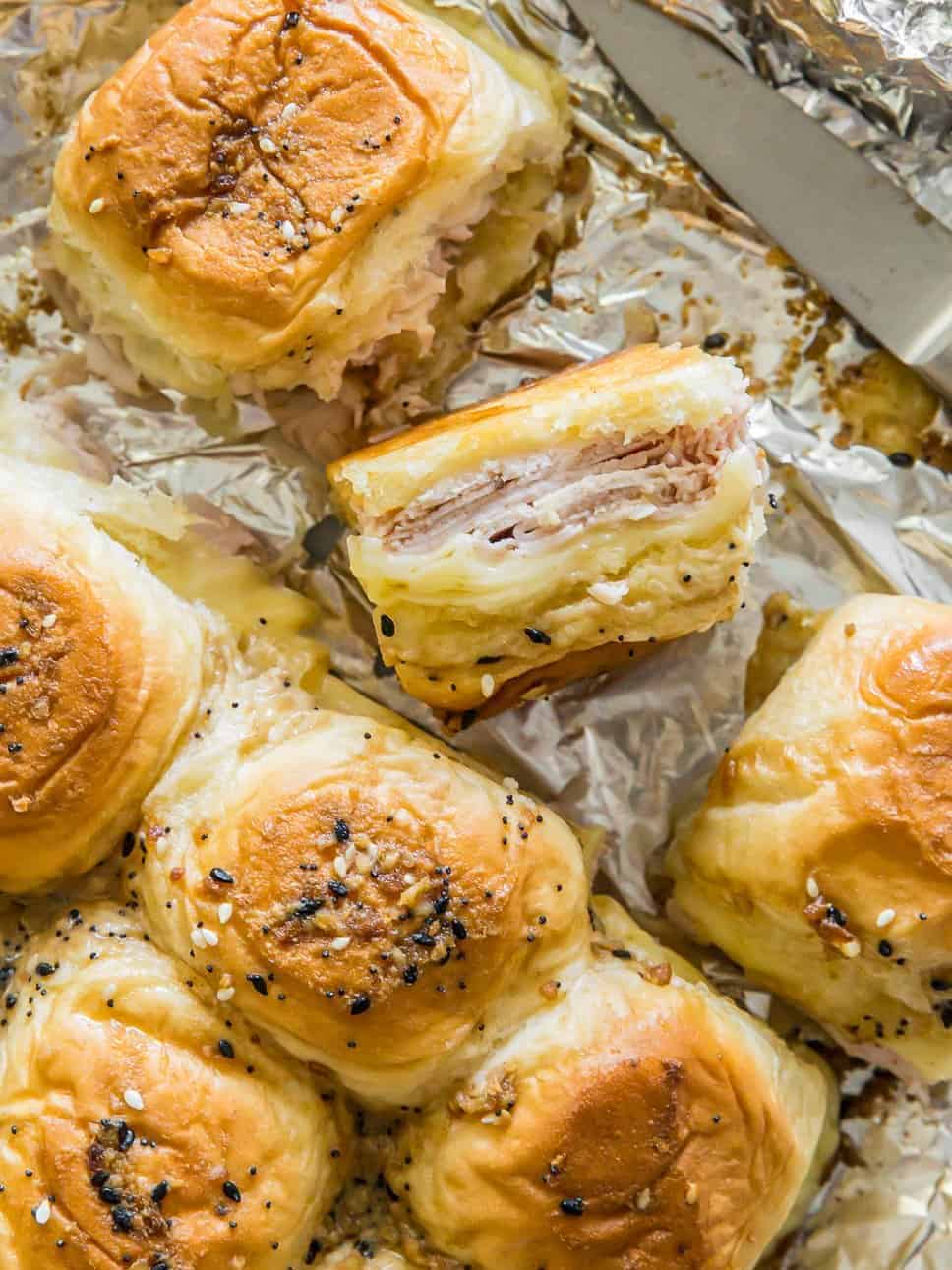 Turkey Sliders with Everything Bagel Butter
