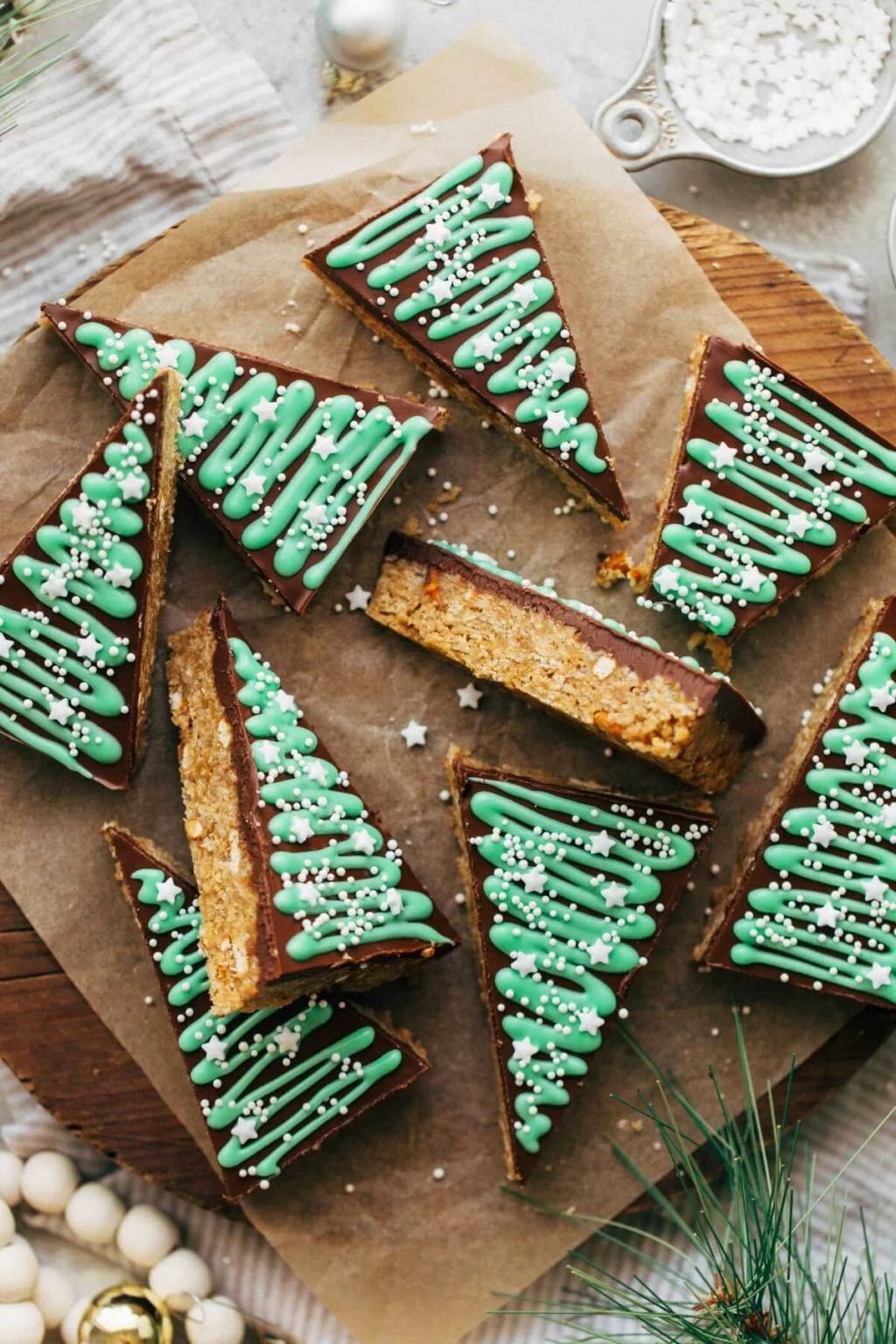 Salted Peanut Butter Christmas Treats