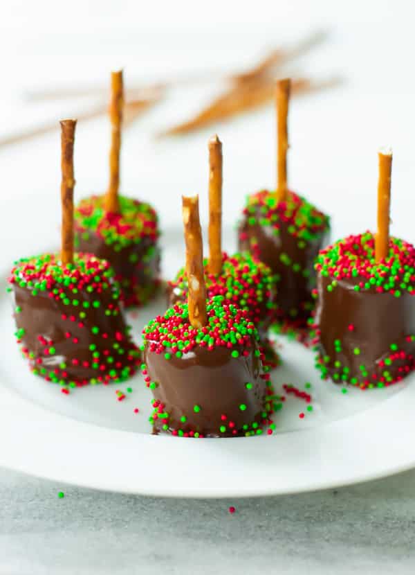 Christmas Chocolate Banana Treats