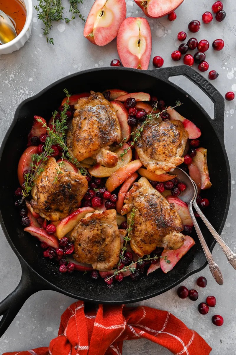 Apple & Cranberry Roasted Chicken