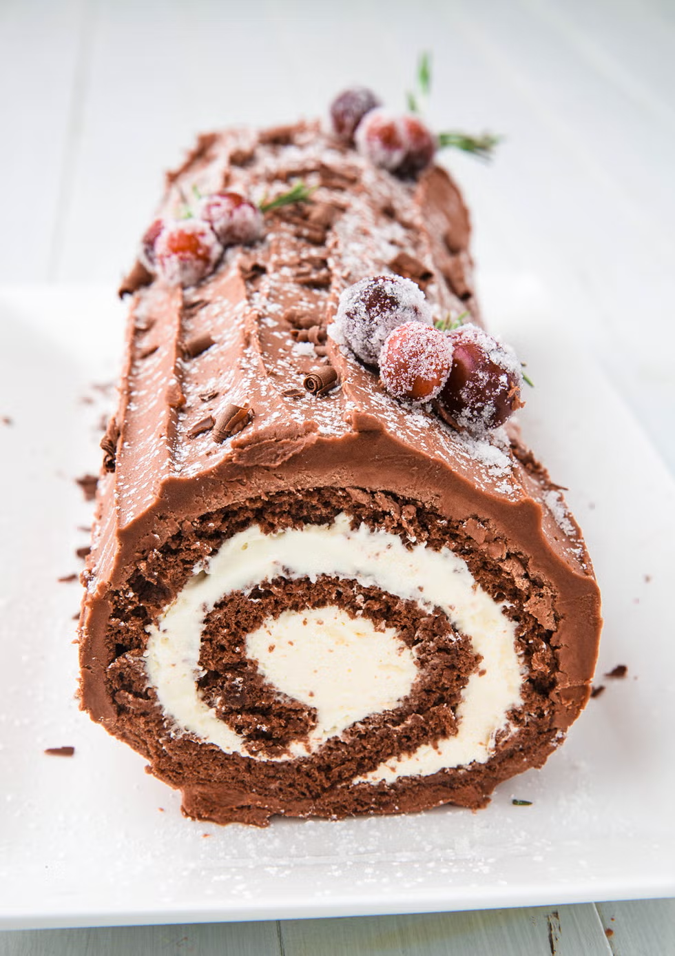 Bûche de Noël (Yule Log Cake)