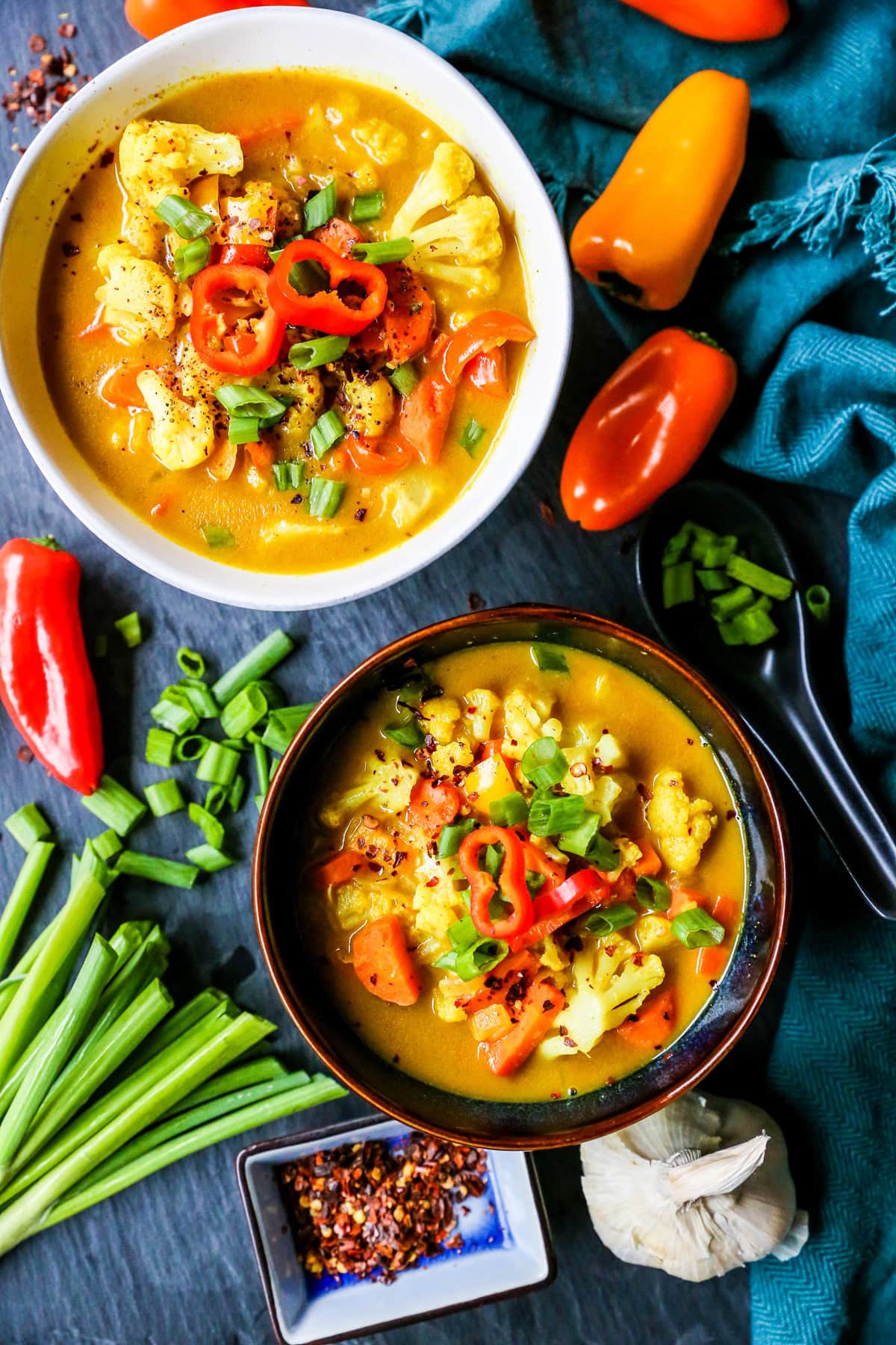 Vegetable Coconut Curry Soup - Easy Soup Recipe