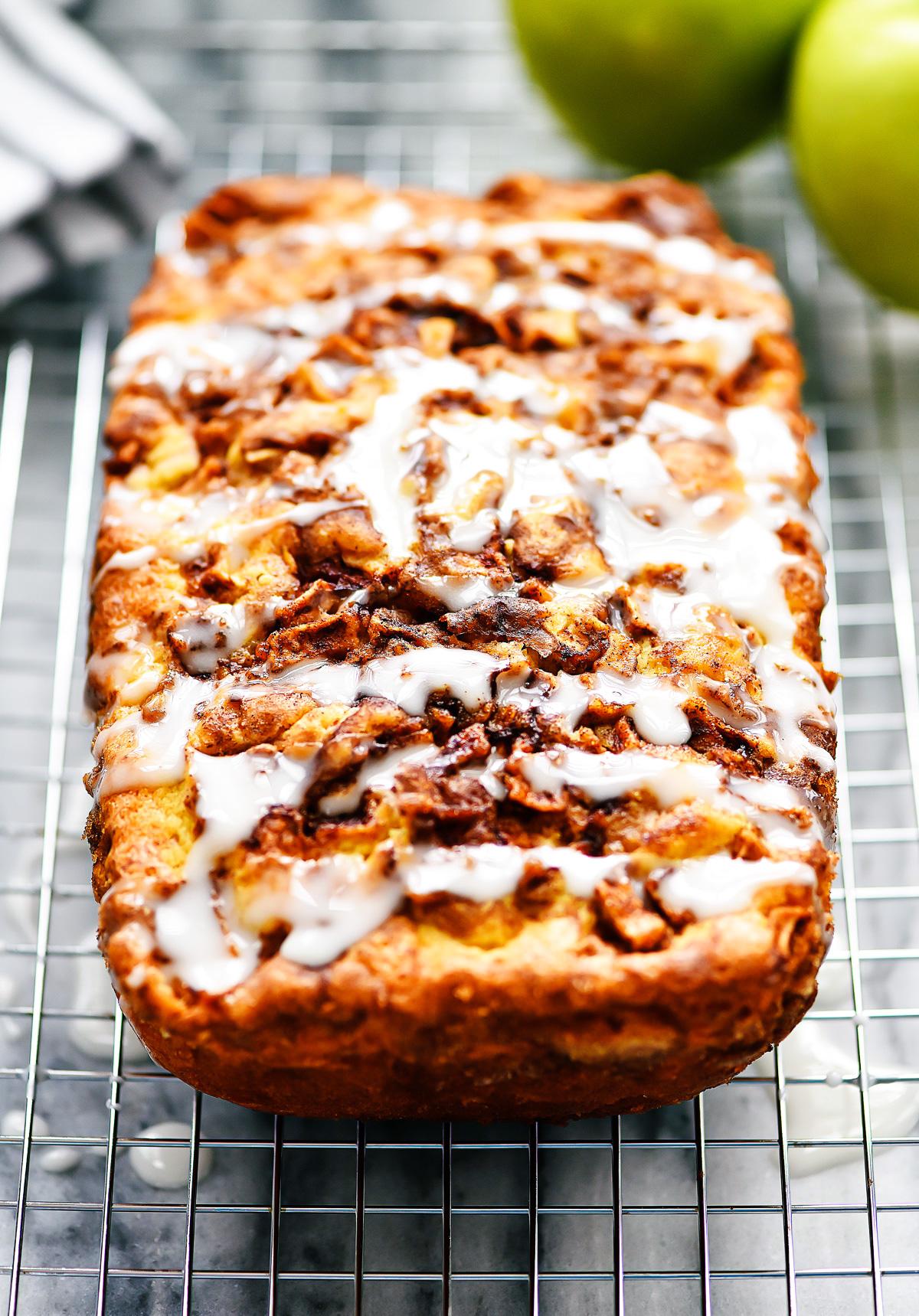 Blissful Apple Fritter Bread