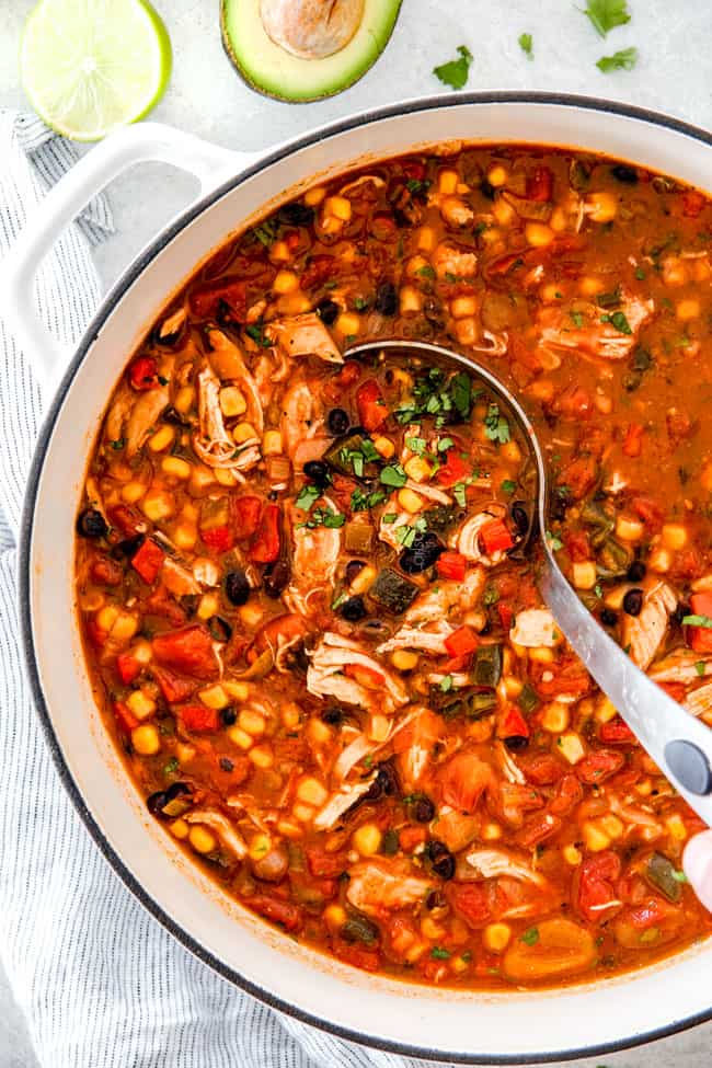 Hearty Chicken Tortilla Soup