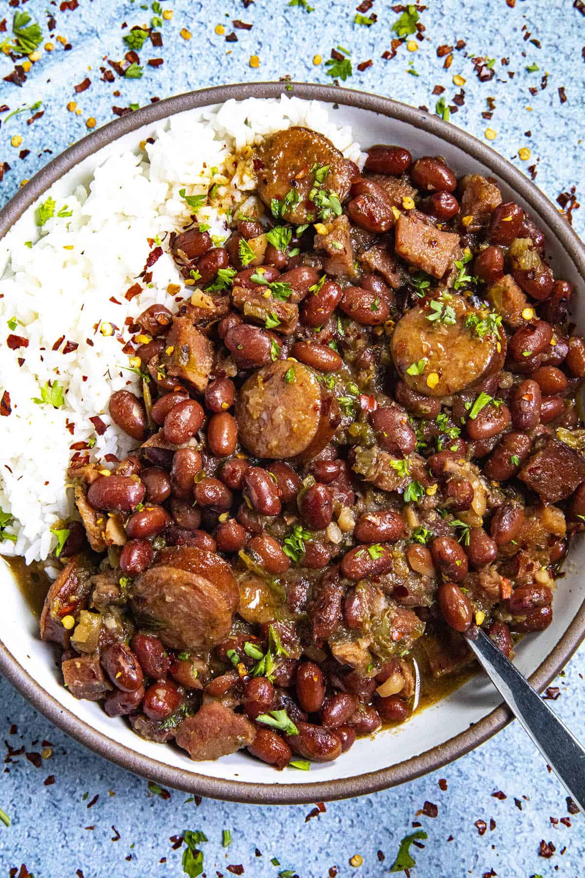 Spicy Red Beans and Rice Fiesta