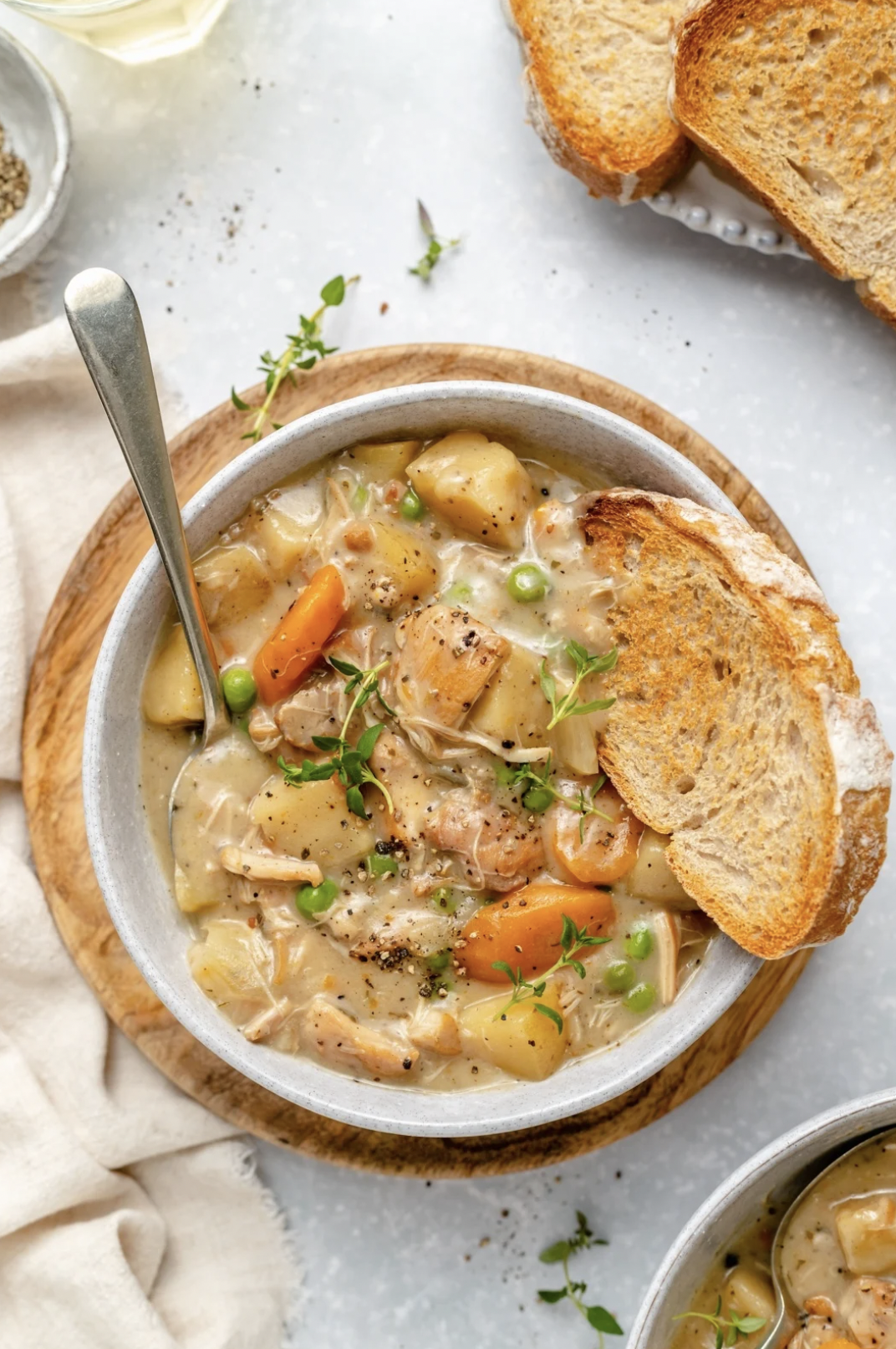 Cozy White Wine Chicken Stew