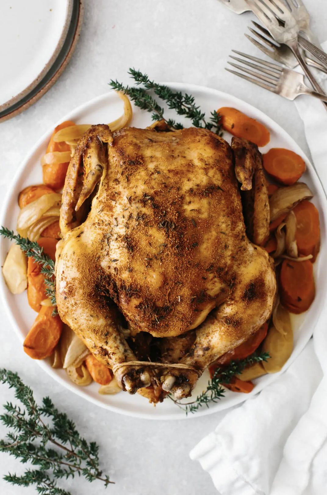 Rotisserie-Style Slow Cooker Chicken