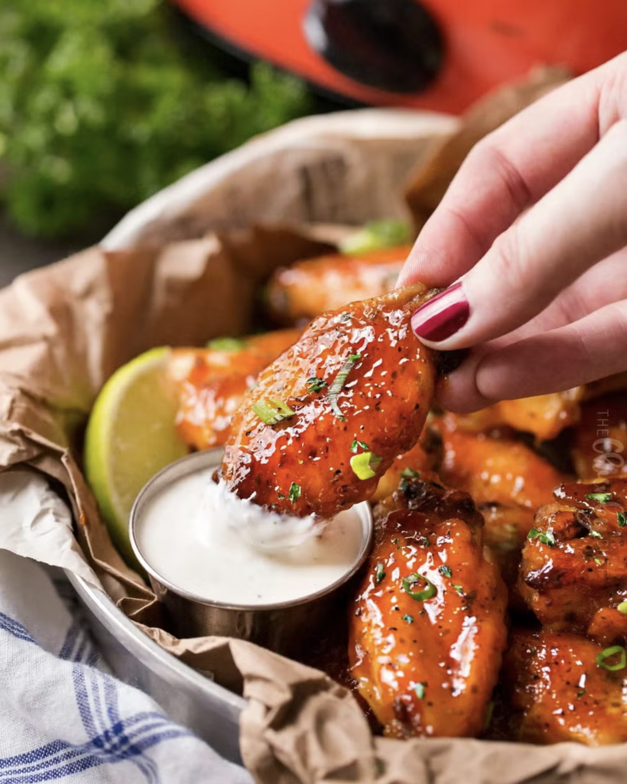 Honey Buffalo Chicken Wing Feast