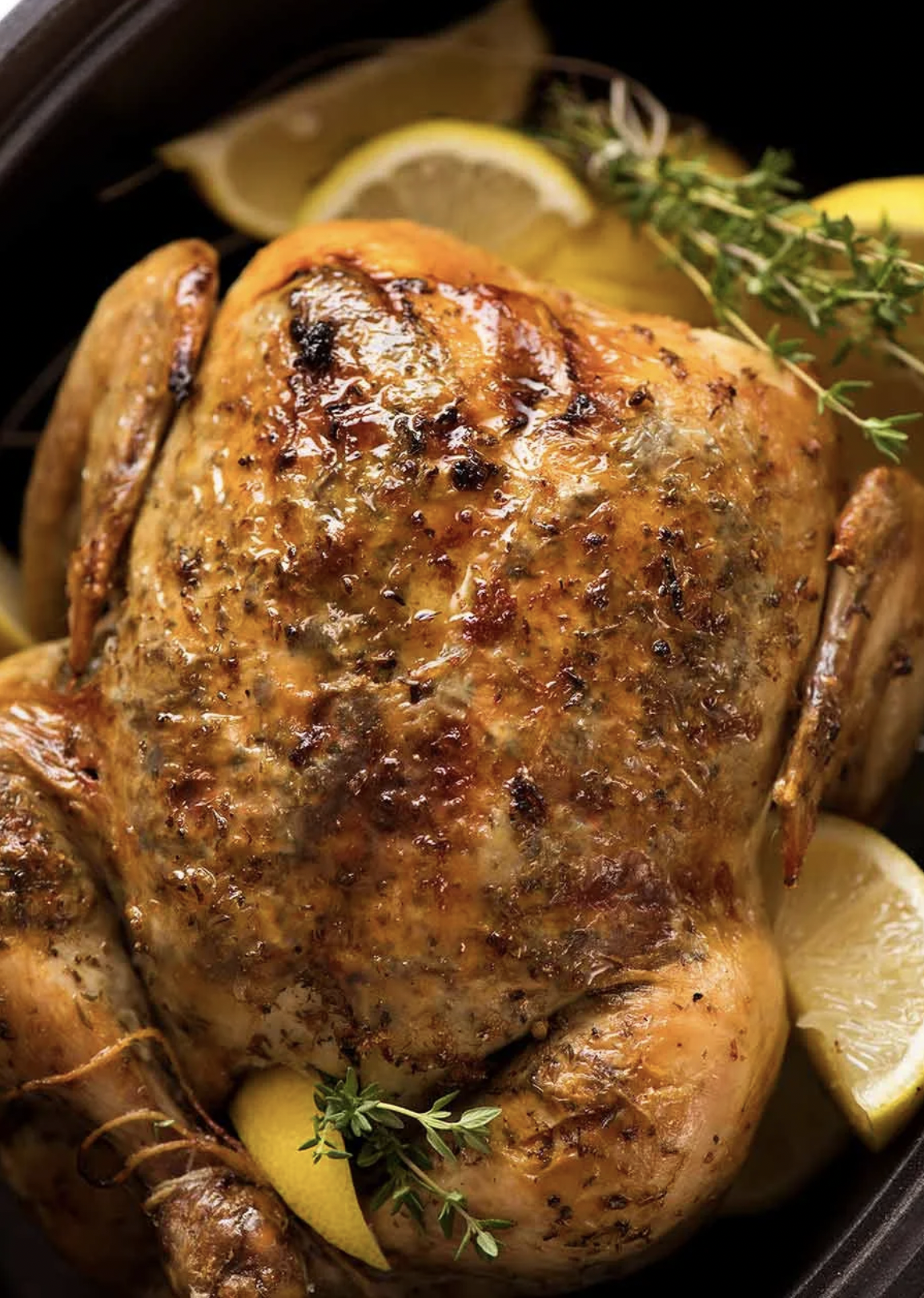 Lemon Garlic Roast Chicken Magic